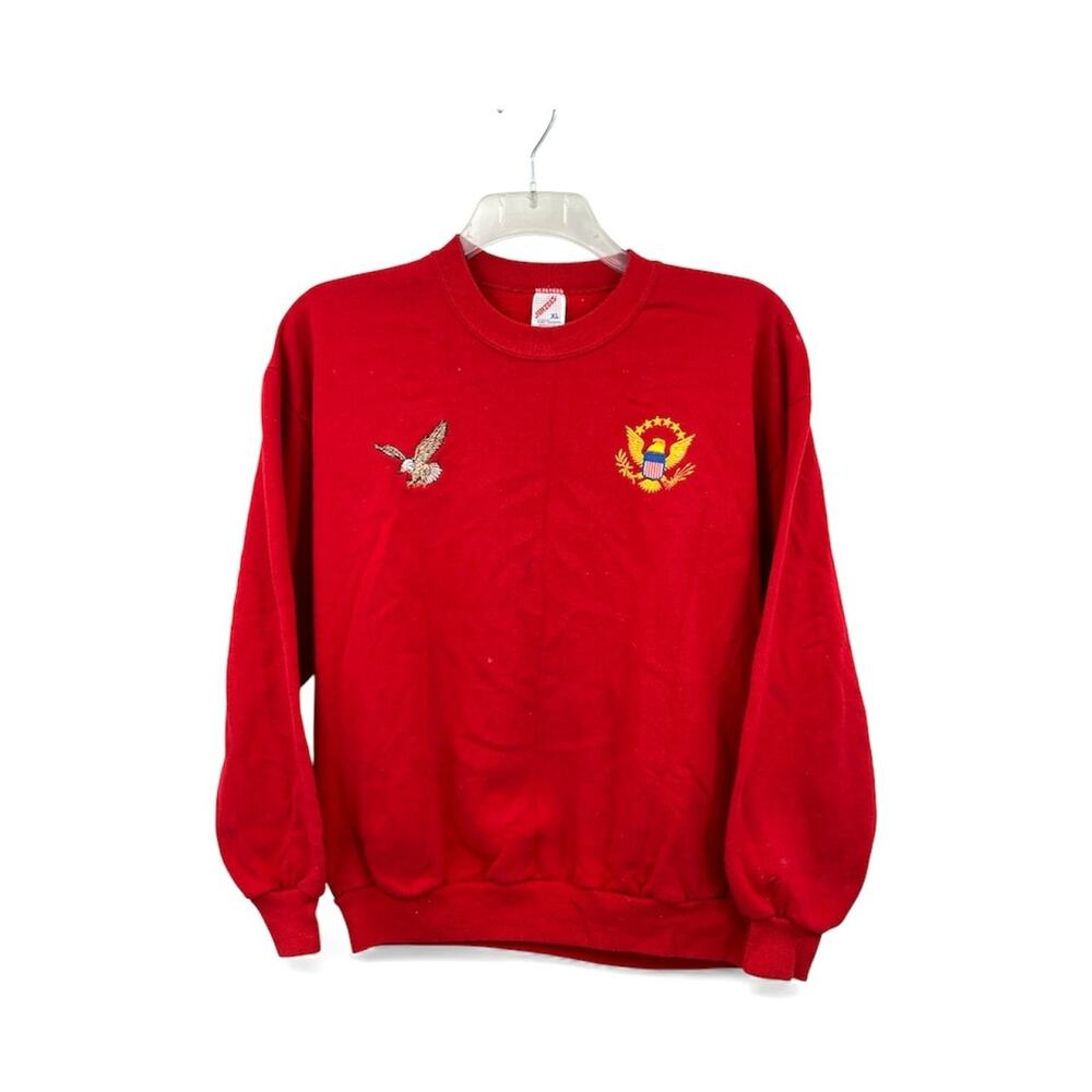 Vintage 80's US Army Physical Fitness Sweatshirt Embroidered Mens XL